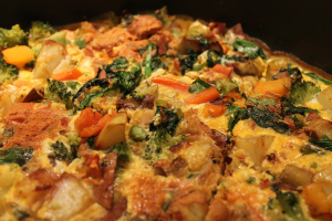 Leftovers Frittata, a Sunday institution
