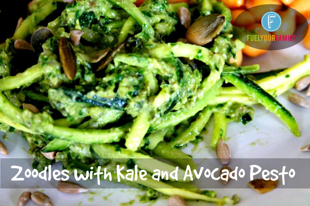 zoodles with pesto