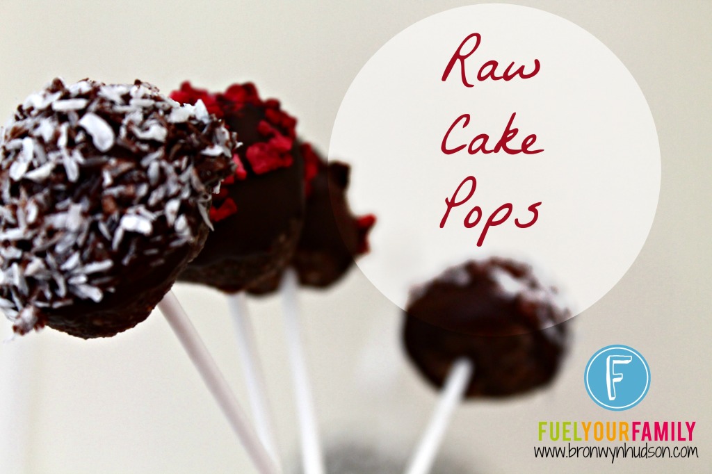 raw cake pops